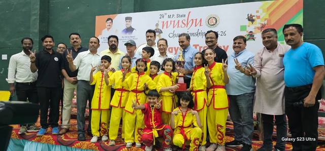 अशोकनगर के वूशु खिलाड़ी — म.प्र. राज्य वूशु चैंपियनशिप